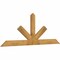 Ekena Millwork Saratoga Rough Sawn Timber Gable Bracket, Western Red Cedar, 96"W x 36"H x 2"D x 6"F, 9/12 Pitch GBW096X36X0206SAR00RWR - alternate 2